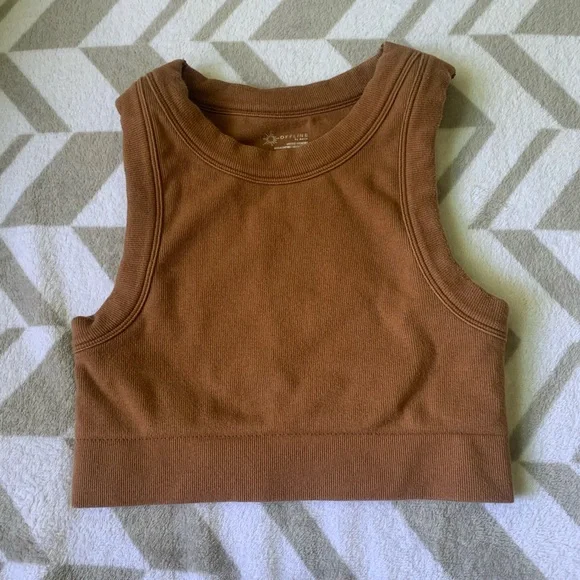 Aerie High Neck Bra Top - Picture 2 of 6